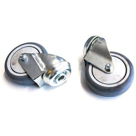 zwenkwiel 100mm met boutgatbevestiging