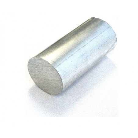 aluminium blok rond 50mm, 100mm lang
