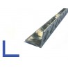 Aluminium L-profiel traanplaat 150 x 150 x 2,5