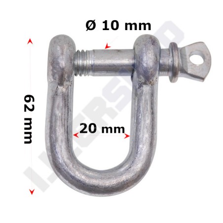 D-sluiting 10mm