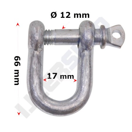 D-sluiting 12mm