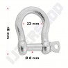 harpsluiter 8mm