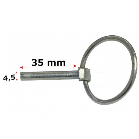 vergrendelpen 4,5mm