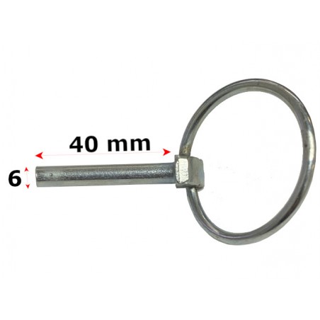 vergrendelpen 6mm