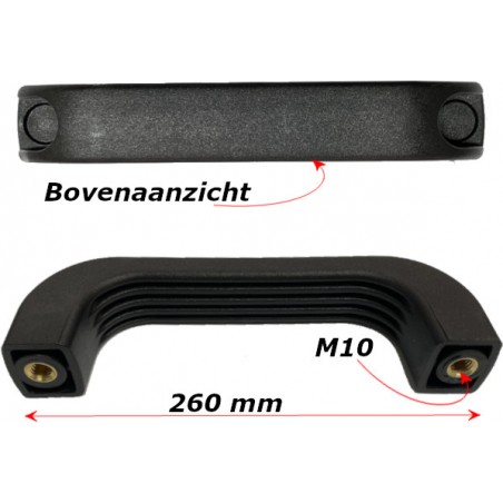beugelgreep K 260 x 55 x 32mm M10 x 235mm