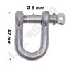 D-sluiting 8mm