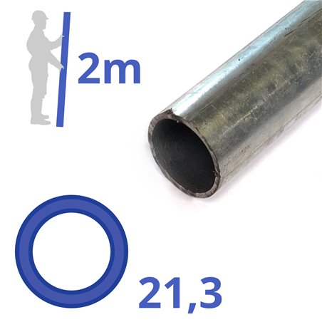 Verzinkte buis 21,3 x 2,0mm
