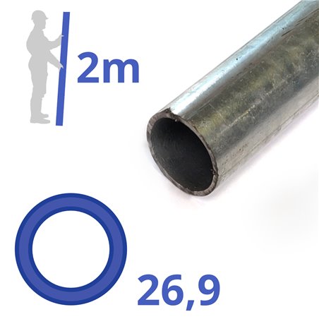 Verzinkte buis 26,9 x 2,35mm