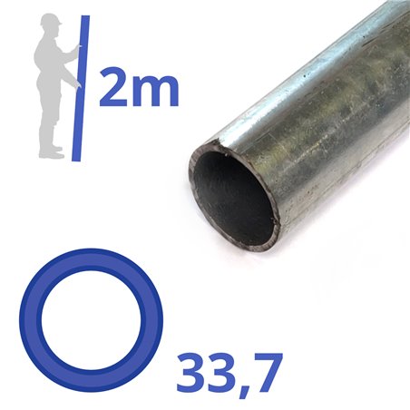 Verzinkte buis 33,7 x 2,65mm