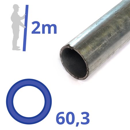 Verzinkte buis 60,3 x 2,9mm