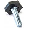 stelvoet zeskant 30mm, M8 x 25mm