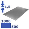 plaat staal 500 x 1000 x 1.50mm