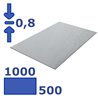 plaat zincor 500 x 1000 x 0.8mm