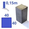 Stalen blok 40x40x150mm