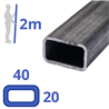 stalen koker 40x20x2mm