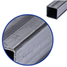blanke vierkante koker 30x30x1,5mm