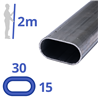 stalen ovaal 30x15x2mm