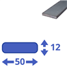 stalen strip 50x12mm