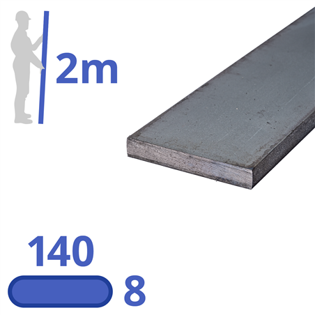 stalen strip 140x8mm