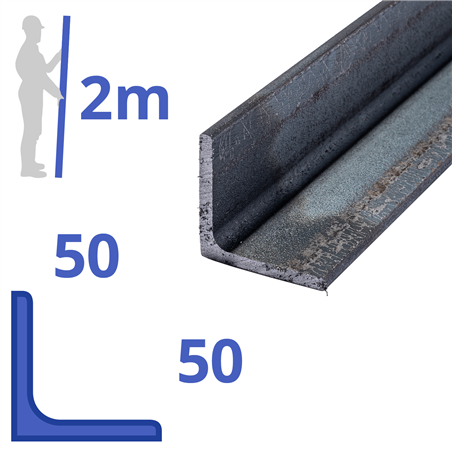 stalen L-profiel wgw 50x50x3mm