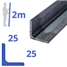 stalen L-profiel wgw 25x25x3mm