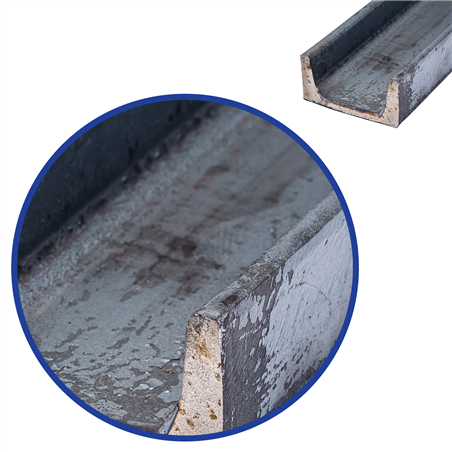 stalen UNP 25x50x25x5mm