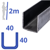 stalen U-profiel 40x40x40x3mm