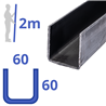 stalen U-profiel 60x60x60x3mm