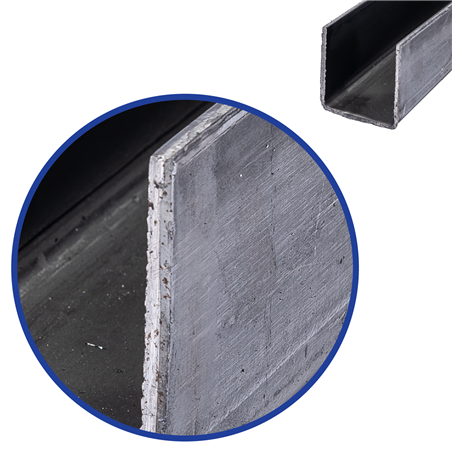 stalen U-profiel 20x20x20x2mm
