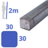 stalen massief vierkant 30x30mm