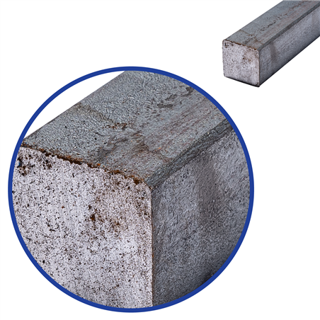 stalen massief vierkant 20x20mm