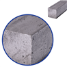 stalen blank vierkant 10x10mm, lengte 1m