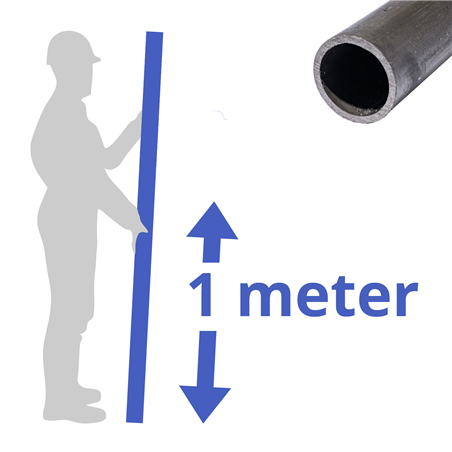 Stalen buis 16x3mm, 1000mm