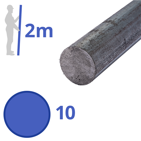stalen massief wgw rond 10mm