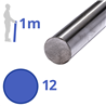 geharde as 12mm, lengte 1000mm