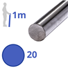 geharde as 20mm, lengte 1000mm