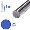 geharde as 25mm, lengte 1000mm