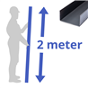 stalen U-profiel 20x40x20x2mm