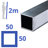 aluminium koker 50x50x2mm