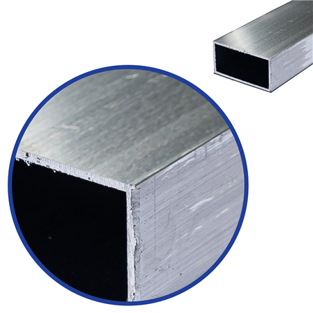 aluminium koker 40x20x2mm