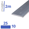 aluminium strip 25x10mm