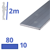 aluminium strip 80x10mm