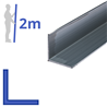 aluminium L-profiel 40x40x4mm dikwandig
