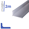 aluminium ongelijk L-profiel 80x40x4mm