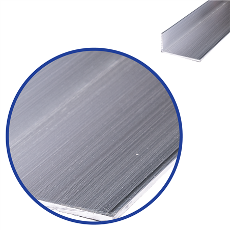 aluminium ongelijk L-profiel 60x30x2mm