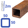 Corten-A koker 50x50x3