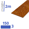 Corten strip 150x3mm