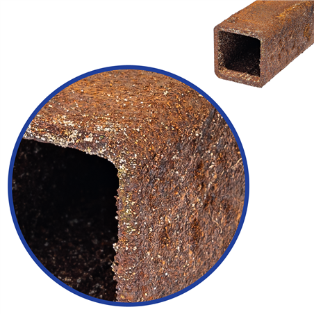 Corten-A koker 40x40x3