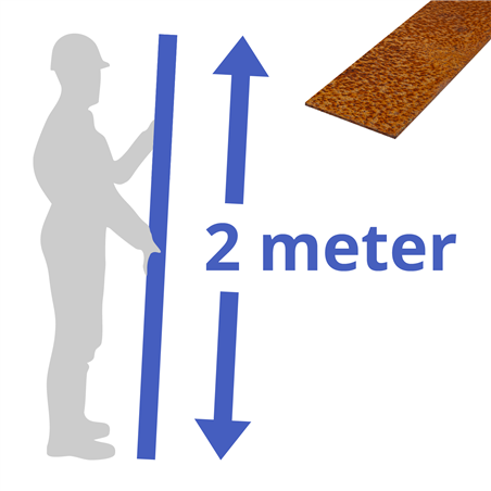 Corten strip 150x3mm