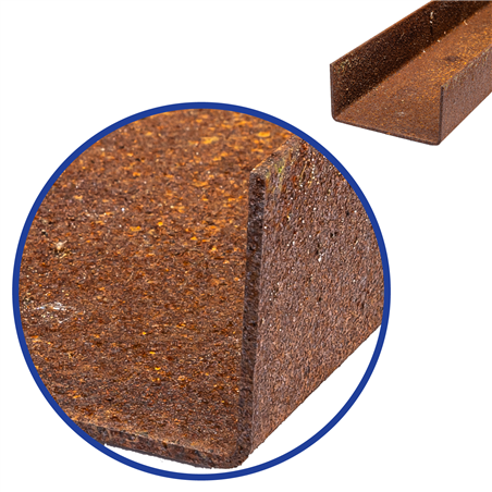 Corten u-profiel 20x40x20x2mm